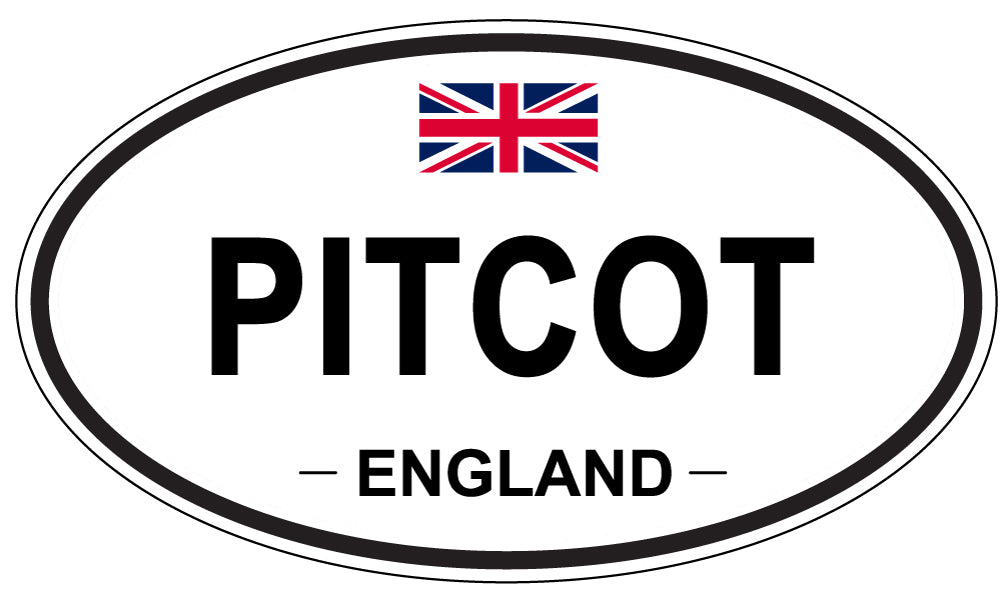PITCOT, England - Oval Magnet