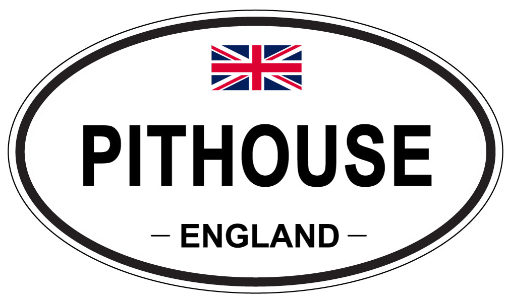 PITHOUSE, England - Oval Magnet
