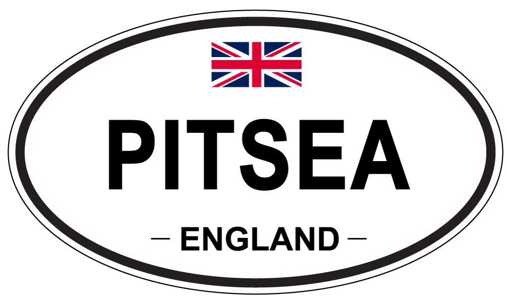 PITSEA, England - Oval Magnet