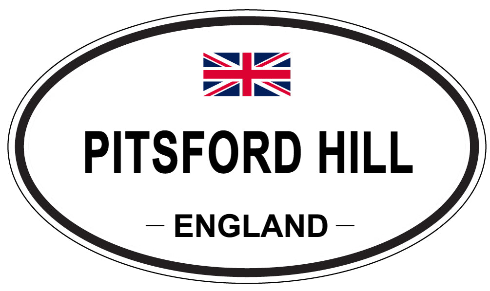 PITSFORD HILL, England - Oval Magnet