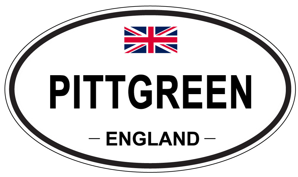 PITTGREEN, England - Oval Magnet