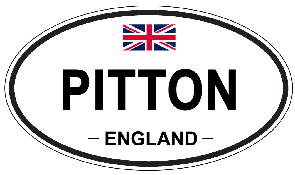PITTON, England - Oval Magnet