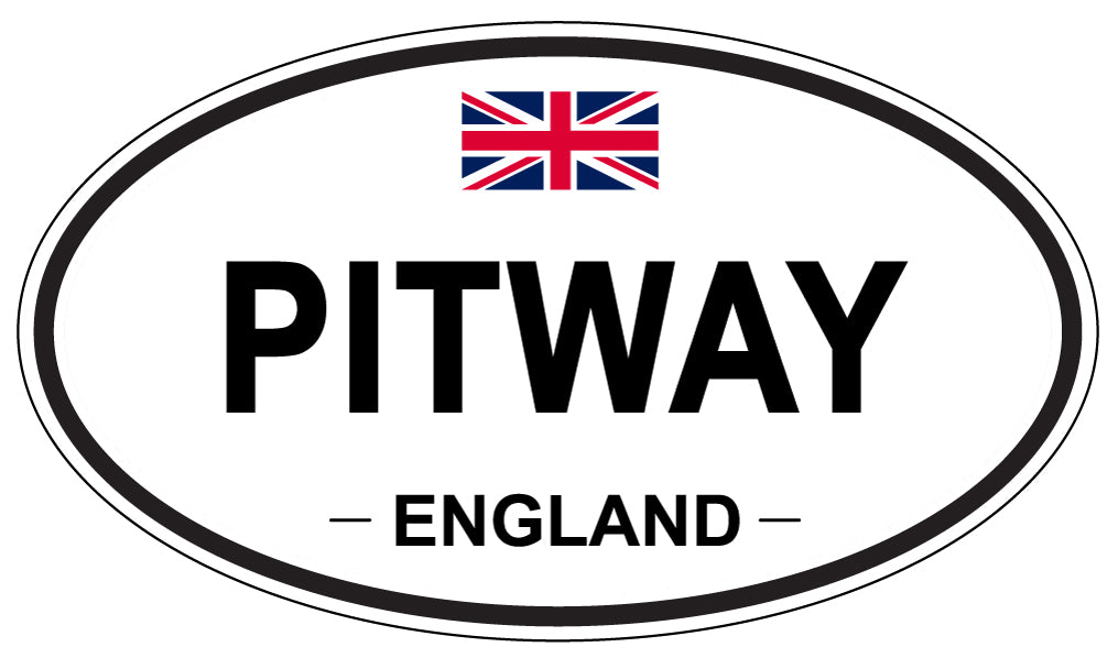 PITWAY, England - Oval Magnet