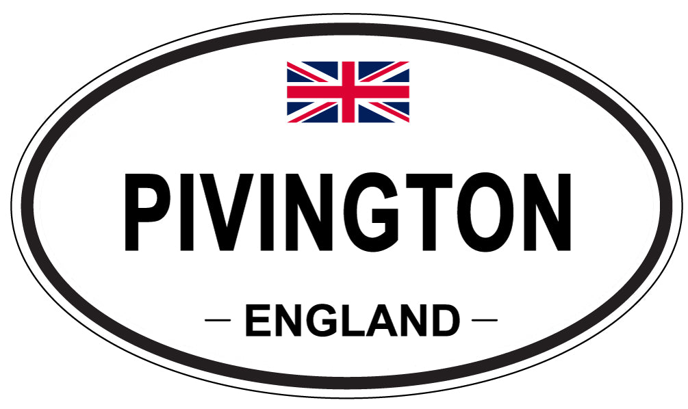 PIVINGTON, England - Oval Magnet