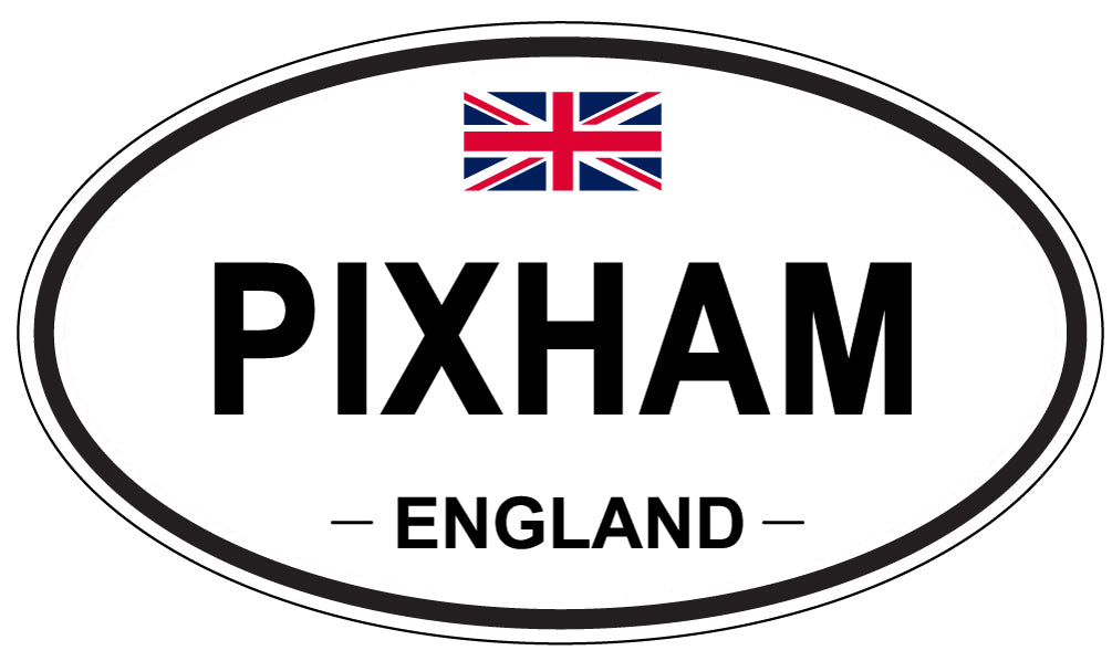 PIXHAM, ENGLAND - Oval Sticker