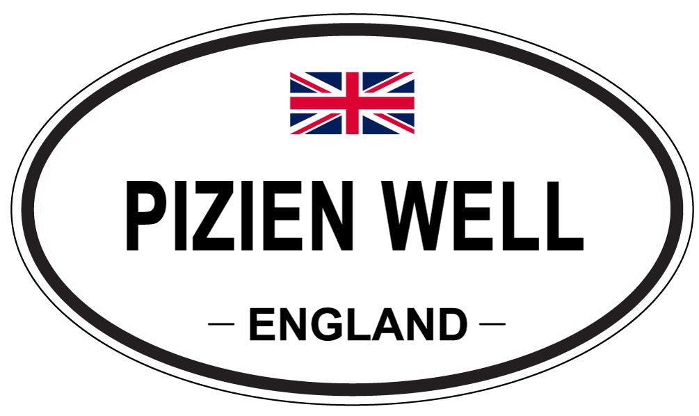 PIZIEN WELL, England - Oval Magnet