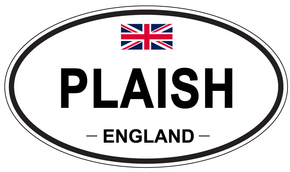 PLAISH, England - Oval Magnet