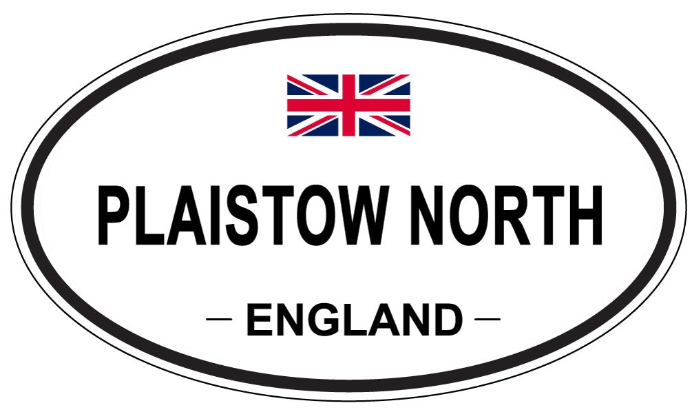 PLAISTOW NORTH, England - Oval Magnet