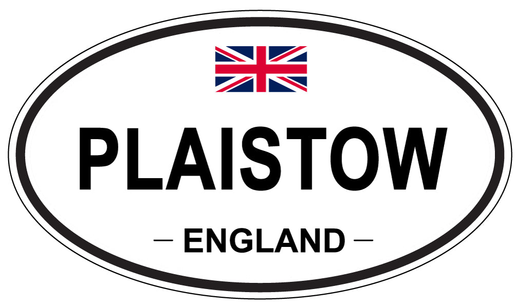 PLAISTOW, ENGLAND - Oval Sticker