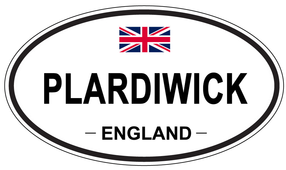 PLARDIWICK, England - Oval Magnet