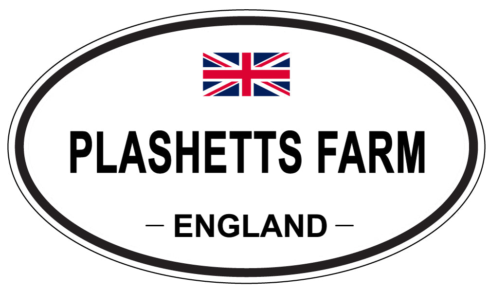 PLASHETTS FARM, England - Oval Magnet