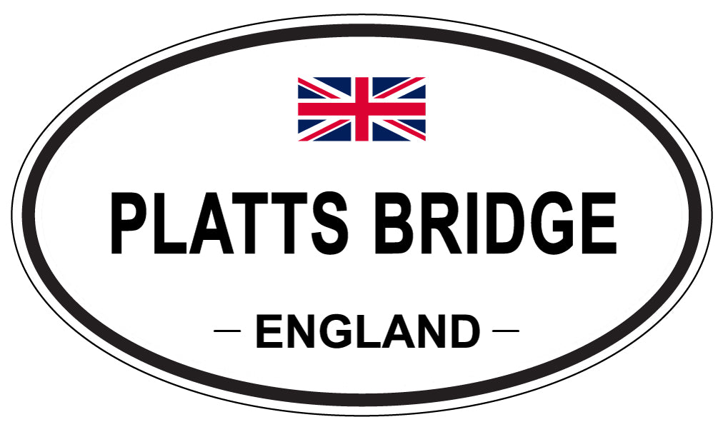 PLATTS BRIDGE, England - Oval Magnet