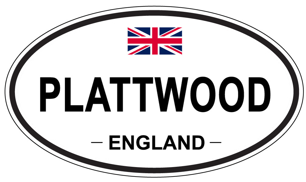 PLATTWOOD, England - Oval Magnet