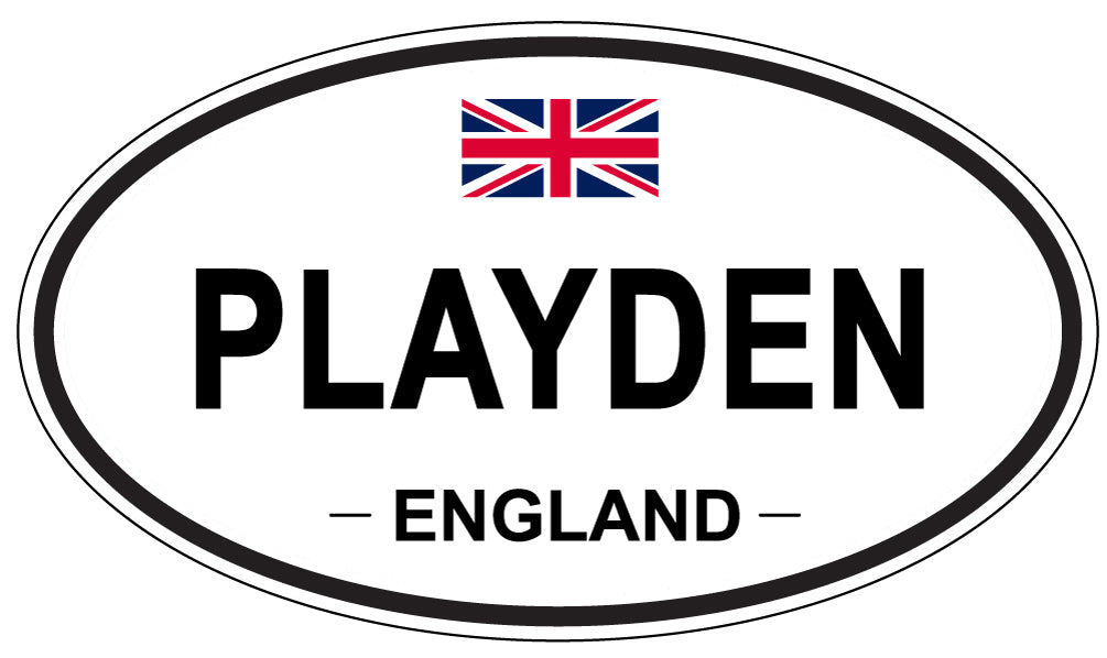 PLAYDEN, England - Oval Magnet
