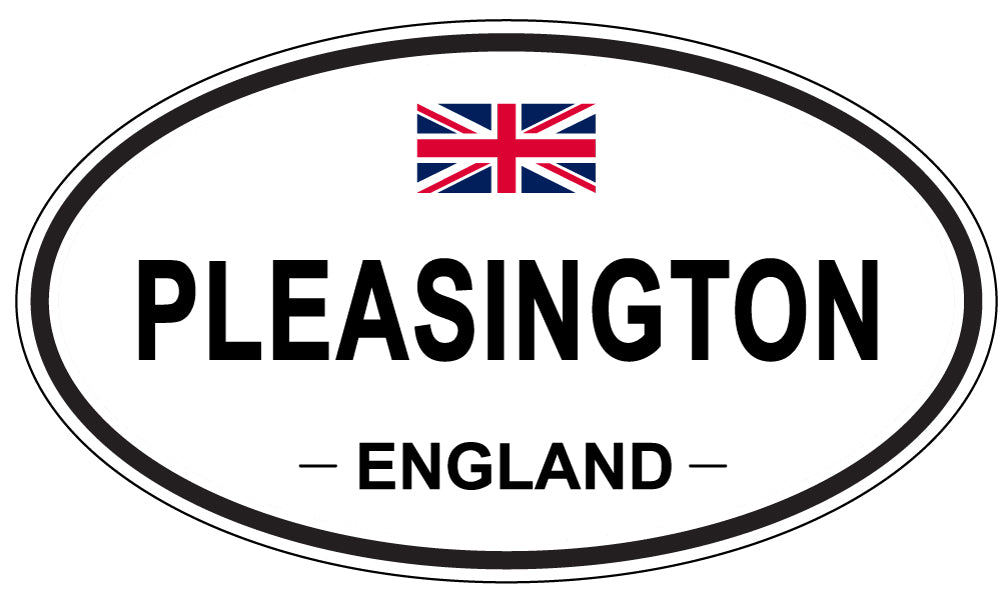 PLEASINGTON, England - Oval Magnet