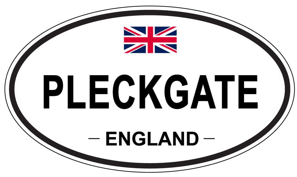 PLECKGATE, England - Oval Magnet