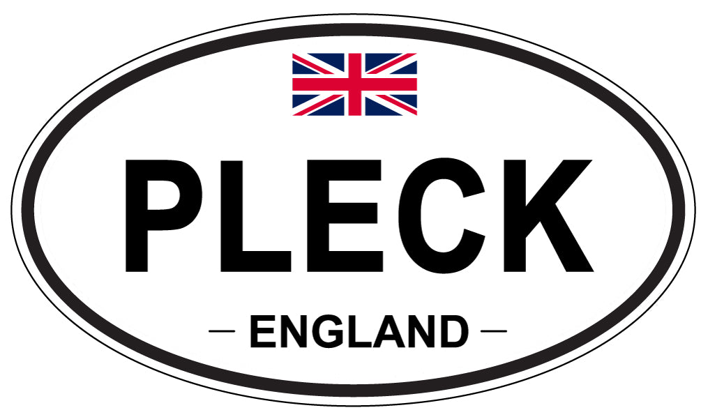 PLECK, England - Oval Magnet