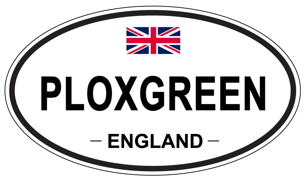 PLOXGREEN, England - Oval Magnet