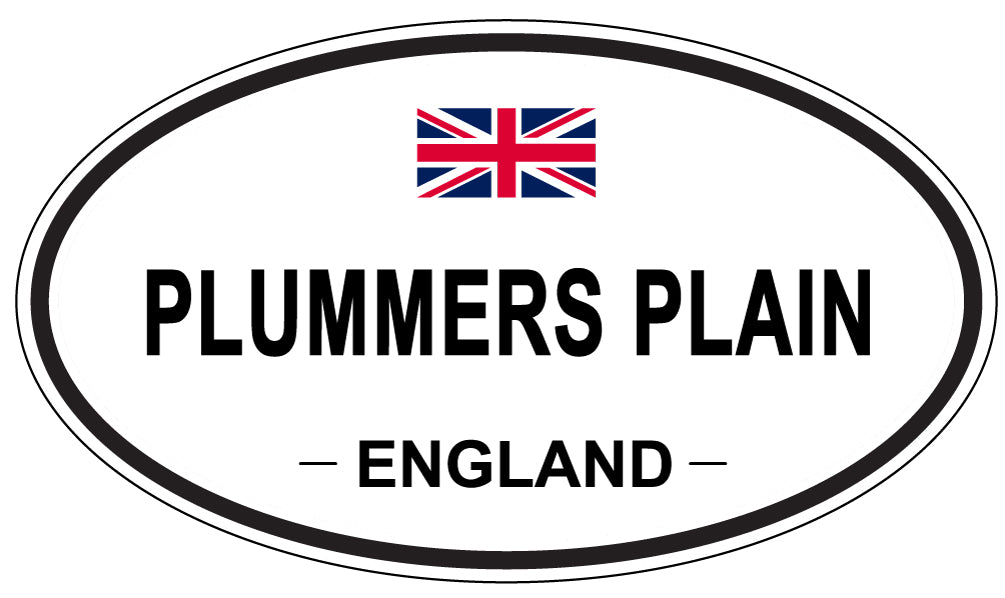 PLUMMERS PLAIN, England - Oval Magnet