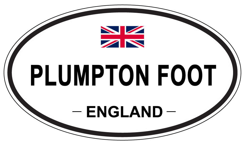 PLUMPTON FOOT, England - Oval Magnet
