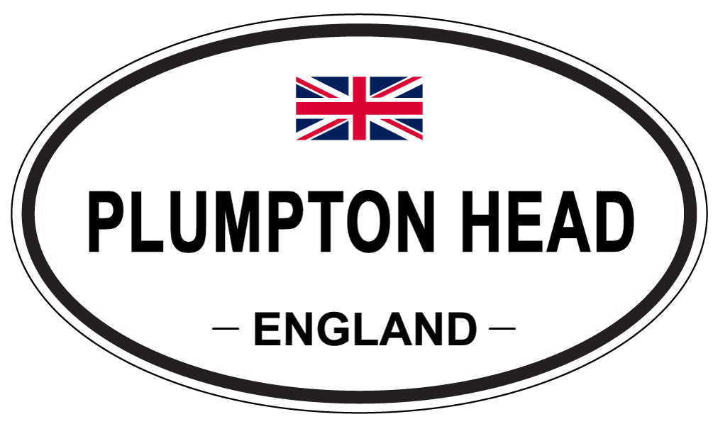 PLUMPTON HEAD, ENGLAND - Oval Sticker