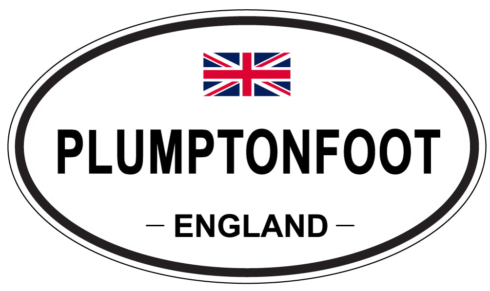 PLUMPTONFOOT, England - Oval Magnet