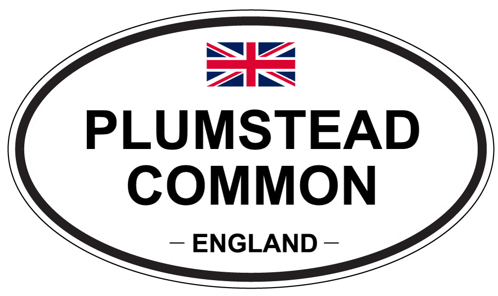 PLUMSTEAD COMMON, ENGLAND - Oval Sticker