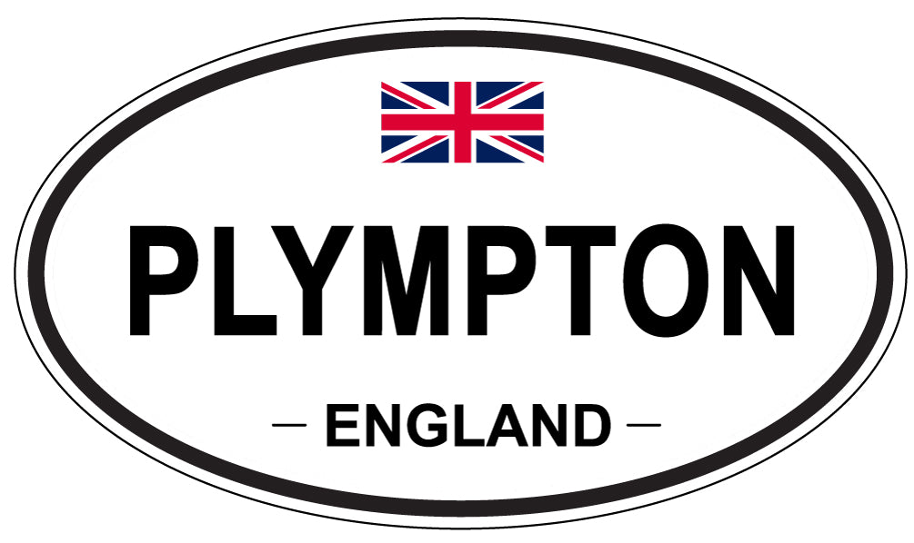 PLYMPTON, England - Oval Magnet