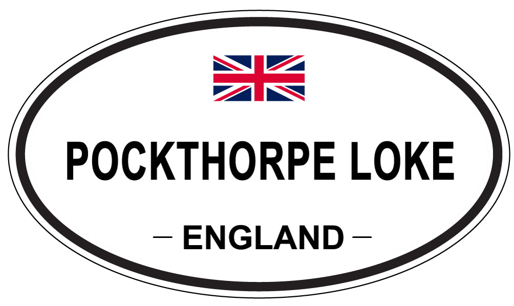 POCKTHORPE LOKE, England - Oval Magnet