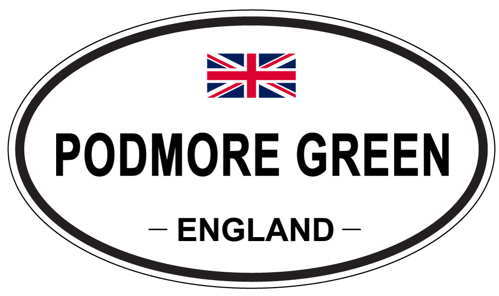 PODMORE GREEN, England - Oval Magnet