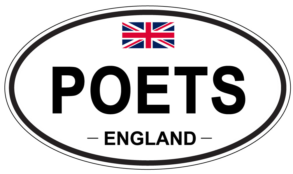 POETS, England - Oval Magnet