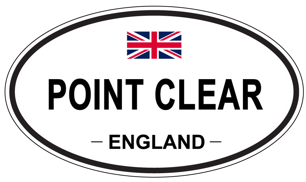 POINT CLEAR, England - Oval Magnet