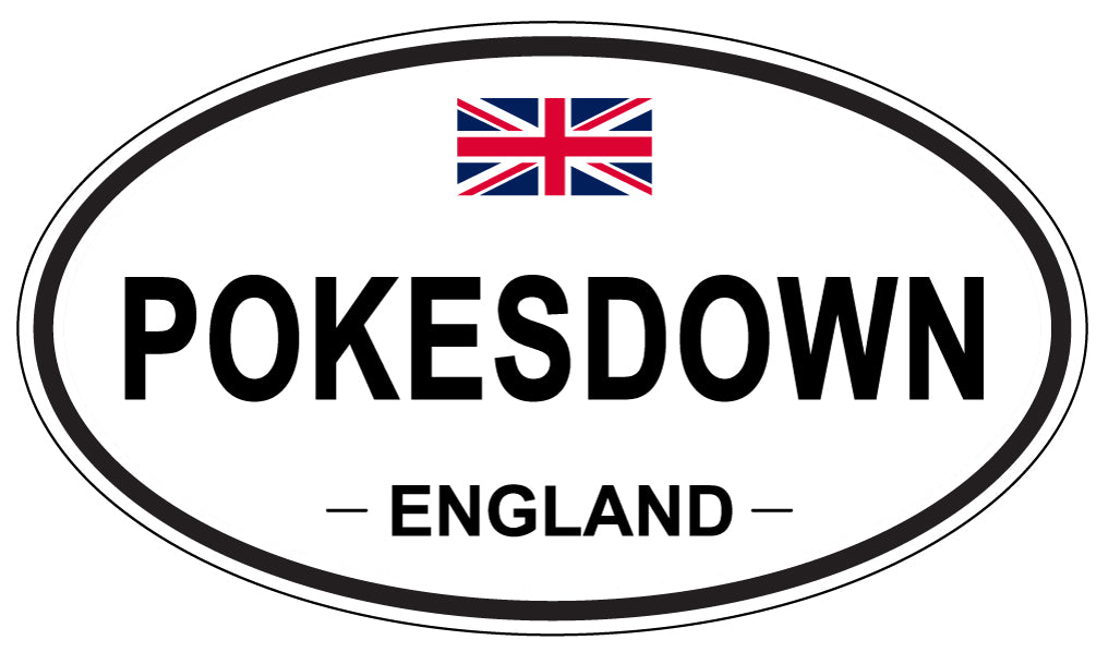POKESDOWN, England - Oval Magnet
