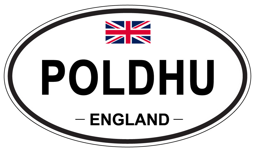 POLDHU, England - Oval Magnet