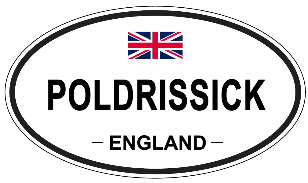 POLDRISSICK, England - Oval Magnet