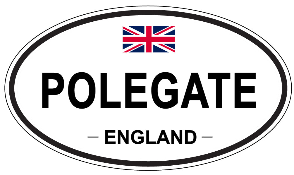 POLEGATE, England - Oval Magnet