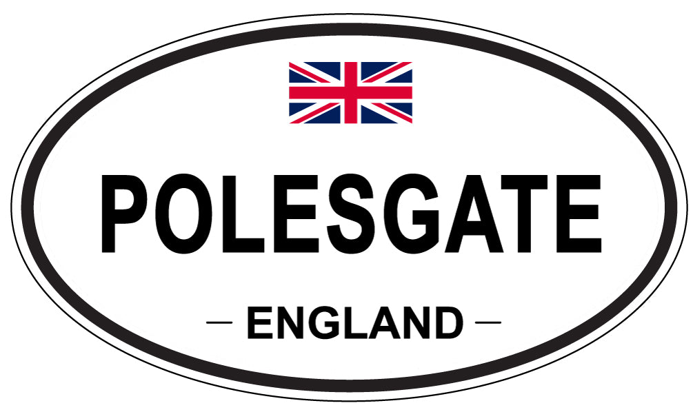 POLESGATE, England - Oval Magnet
