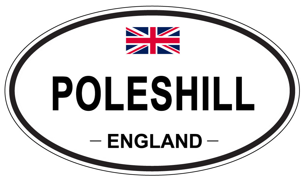 POLESHILL, England - Oval Magnet