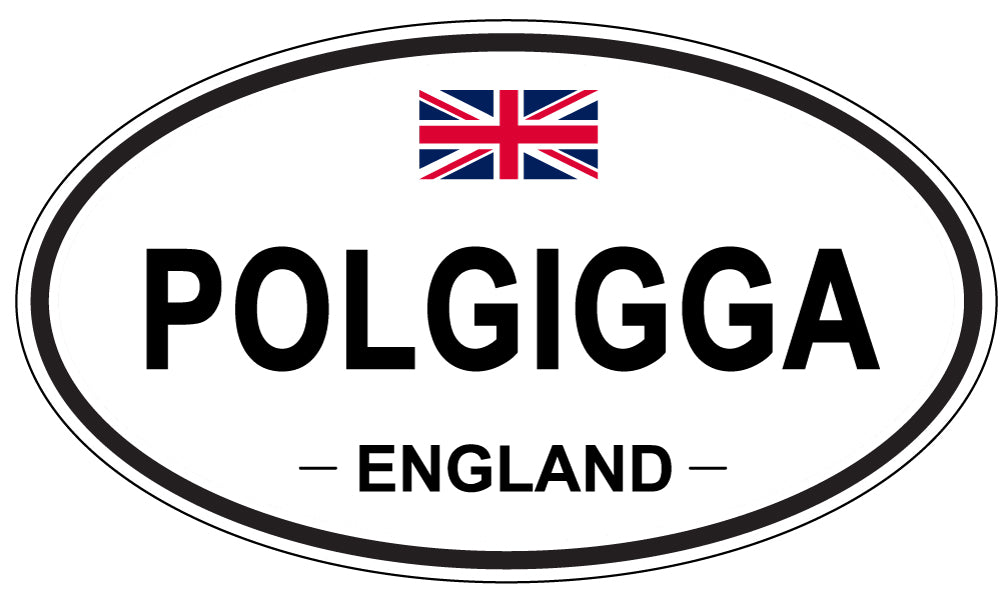 POLGIGGA, England - Oval Magnet