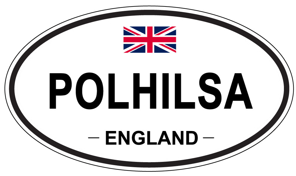 POLHILSA, England - Oval Magnet
