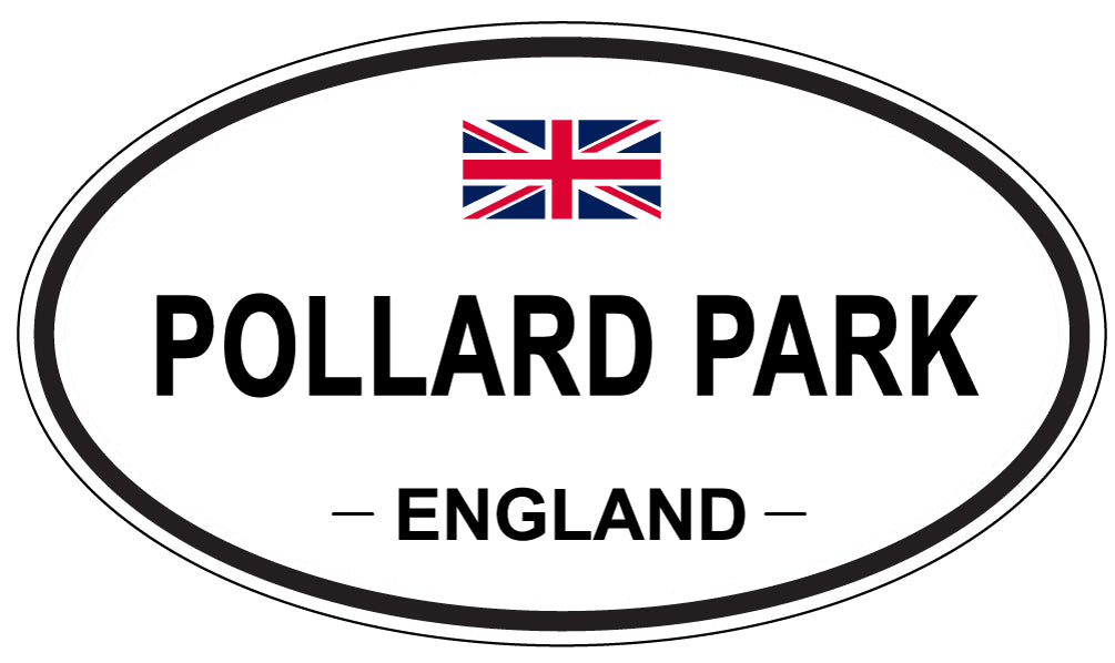 POLLARD PARK, ENGLAND - Oval Sticker