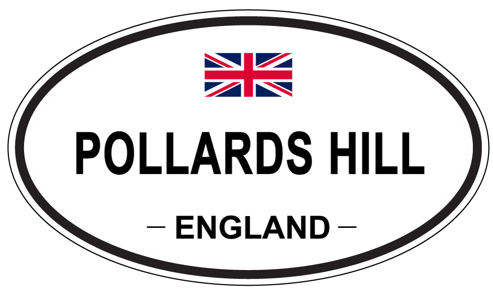 POLLARDS HILL, England - Oval Magnet
