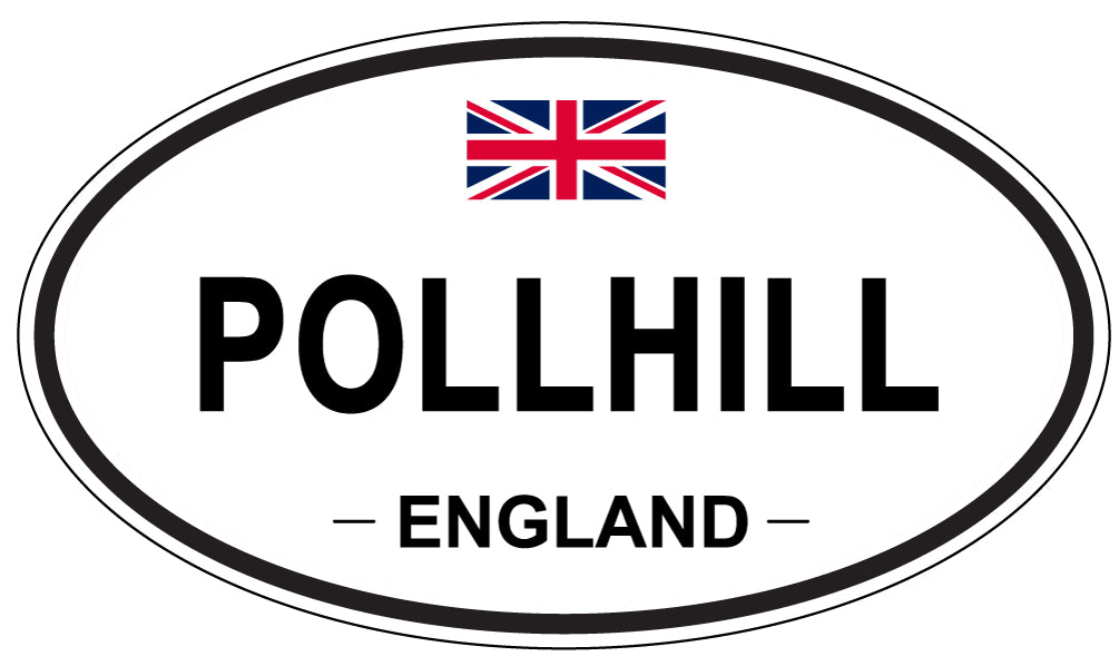 POLLHILL, England - Oval Magnet