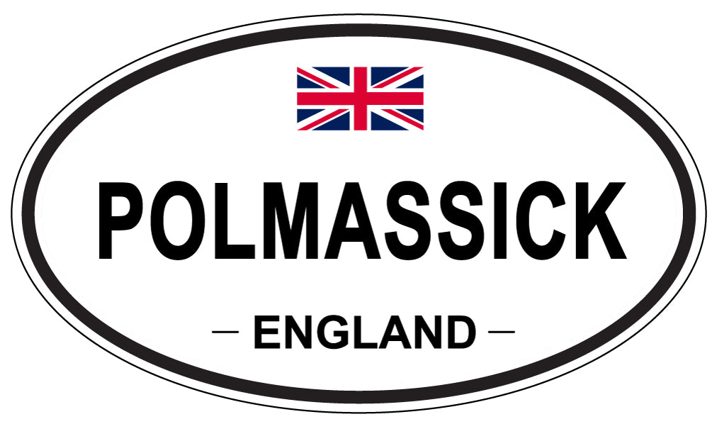 POLMASSICK, England - Oval Magnet