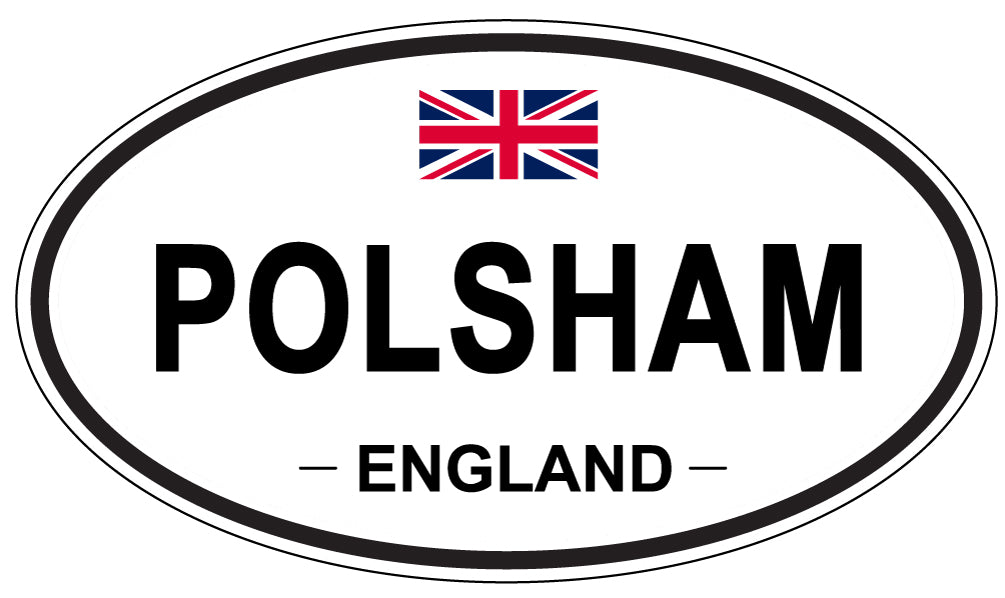 POLSHAM, ENGLAND - Oval Sticker
