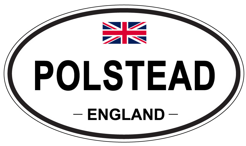 POLSTEAD, England - Oval Magnet