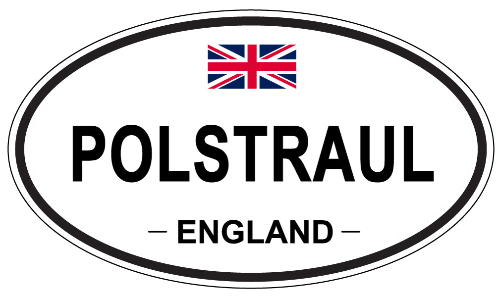 POLSTRAUL, England - Oval Magnet