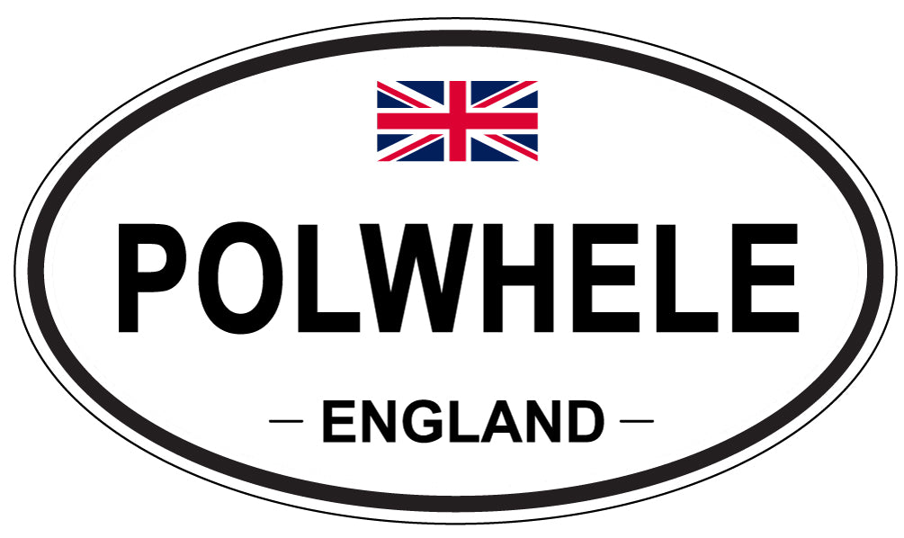 POLWHELE, England - Oval Magnet