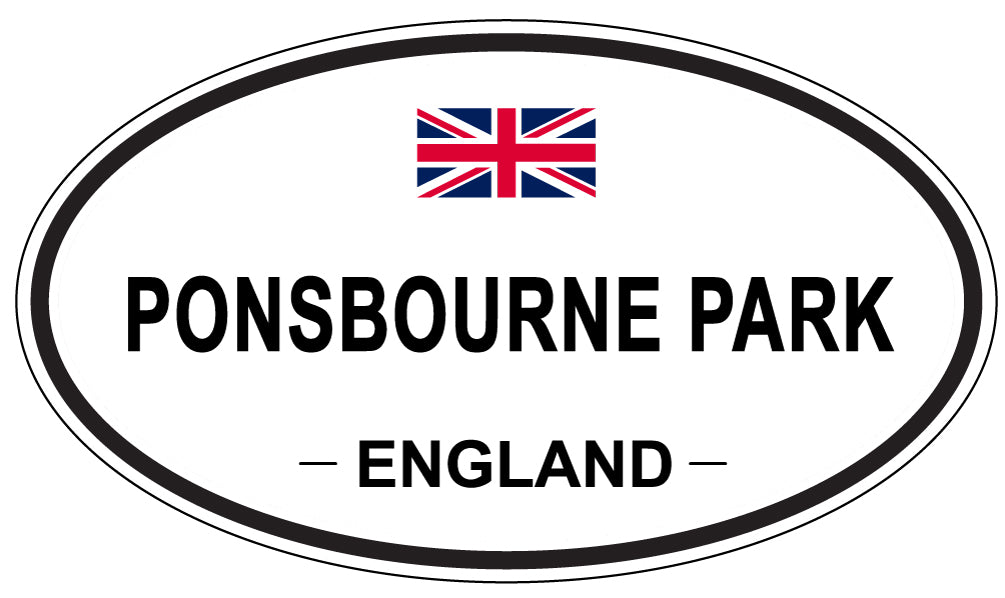 PONSBOURNE PARK, England - Oval Magnet