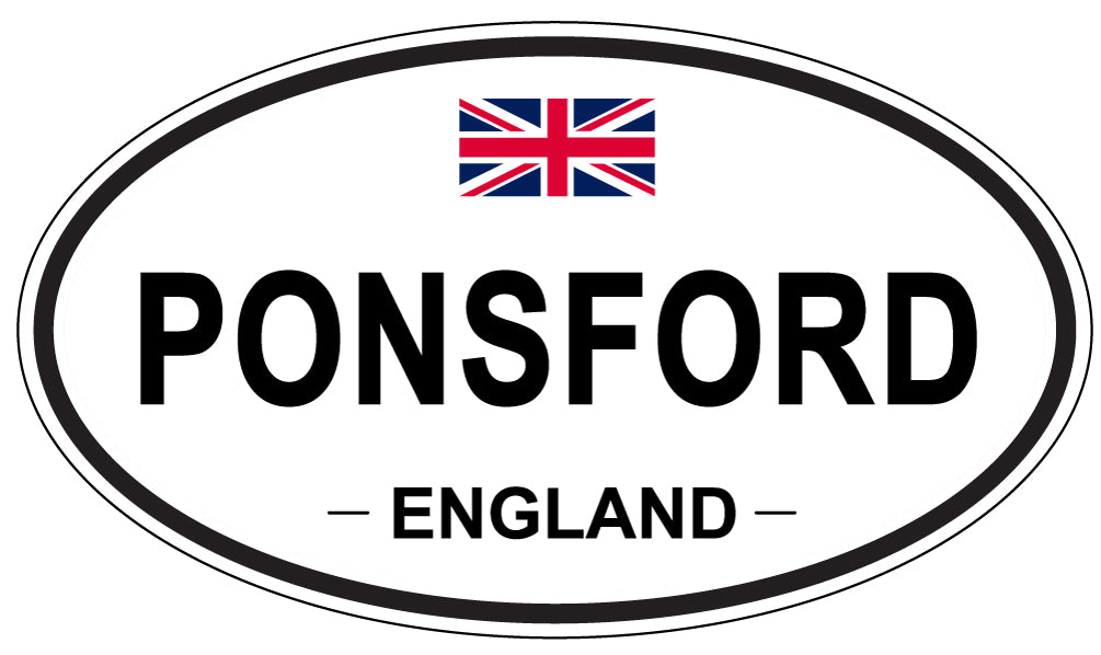 PONSFORD, England - Oval Magnet